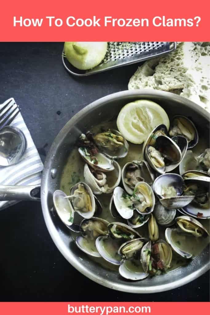 How To Cook Frozen Clams pin