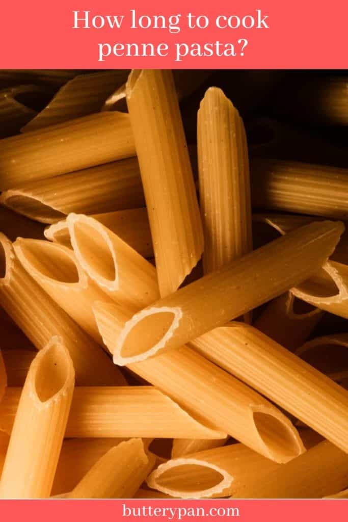 how long to cook penne pasta pin