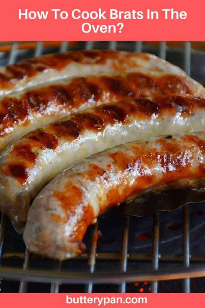 How To Cook Brats In The Oven pin
