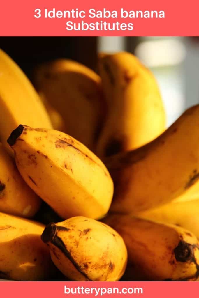 Saba banana substitute pin