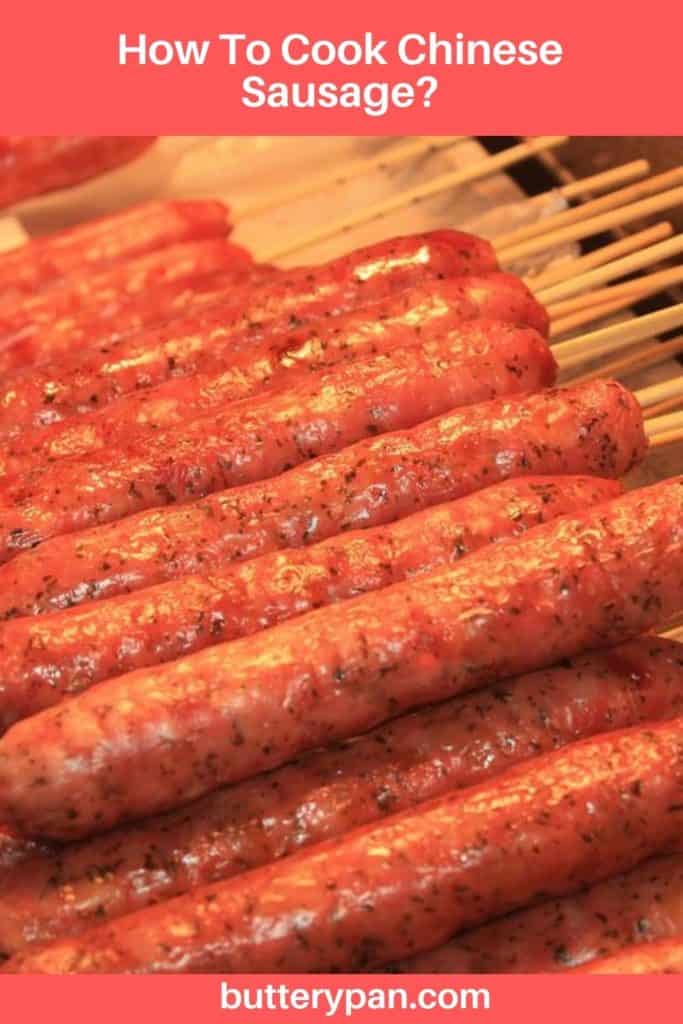 How To Cook Chinese Sausage pin