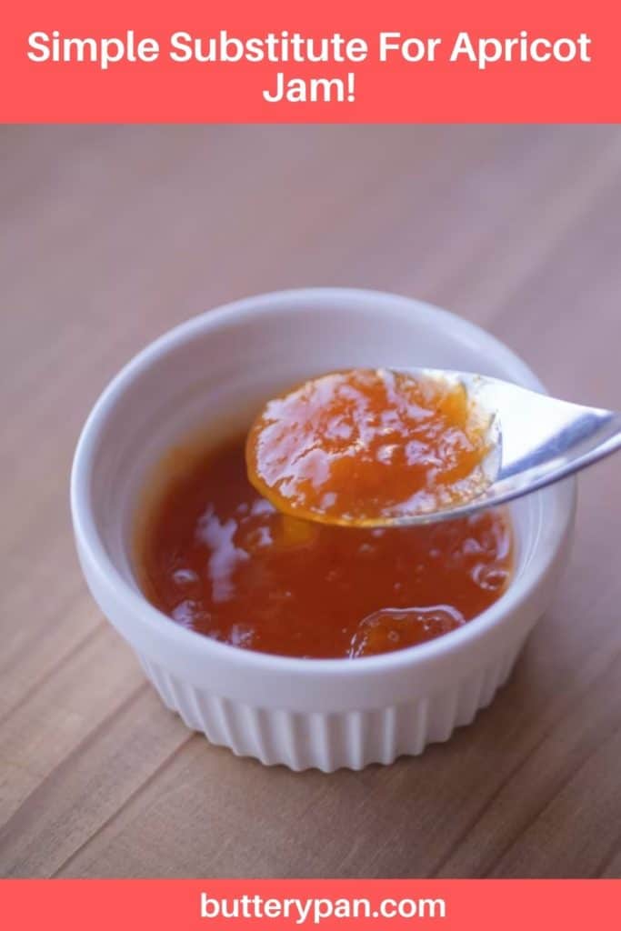 Substitute for apricot jam pin