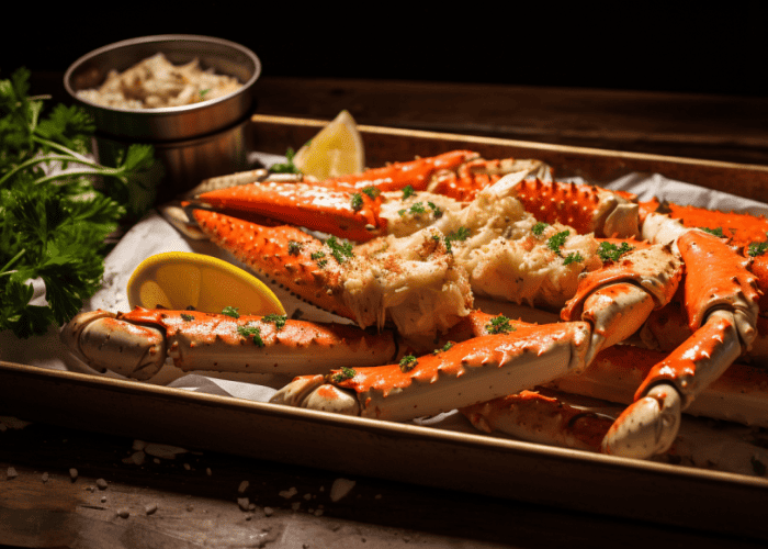 How to cook crab legs in the oven